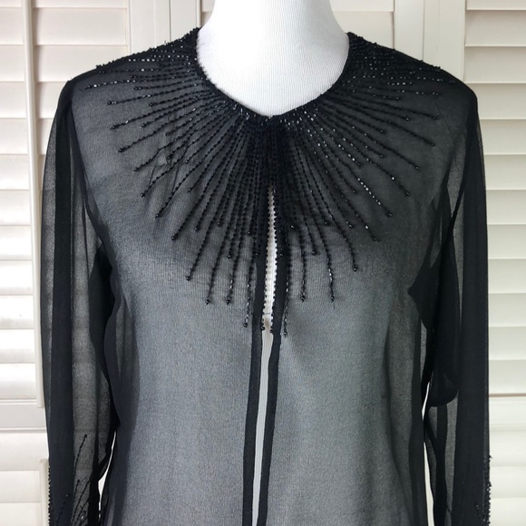 JMD Sheer Formal Cardigan Size M - Picture 1 of 7